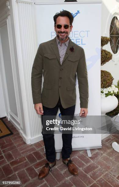 Personality Lawrence Zarian attends Project Angel Foods' Dream Come True at the 3rd annual Garden Party at a private residence on March 25, 2018 in...
