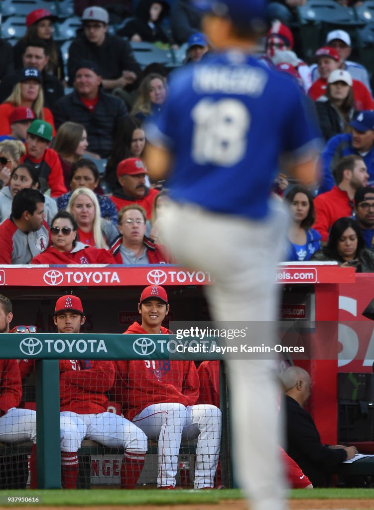 Los Angeles Dodgers v Los Angeles Angels of Anaheim