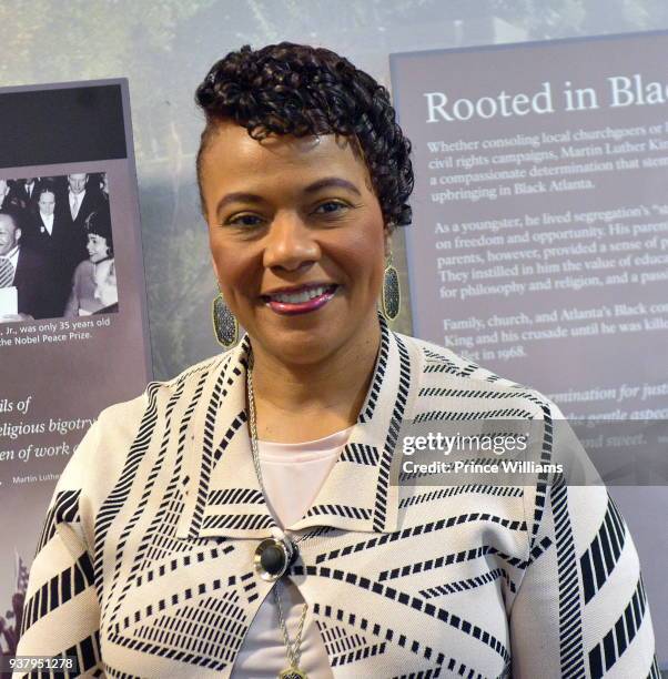 Berince King attends "UNSOLVED HISTORY: Life If a King" tlanta Screening at Martin Luther King Jr. National Historic Site on March 25, 2018 in...