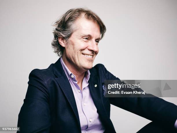 Jim Cuddy poses for a portrait at the YouTube x Getty Images Portrait Studio at 2018 Juno's Gala Awards Dinner on MARCH 25th, 2018 in Vancouver, BC