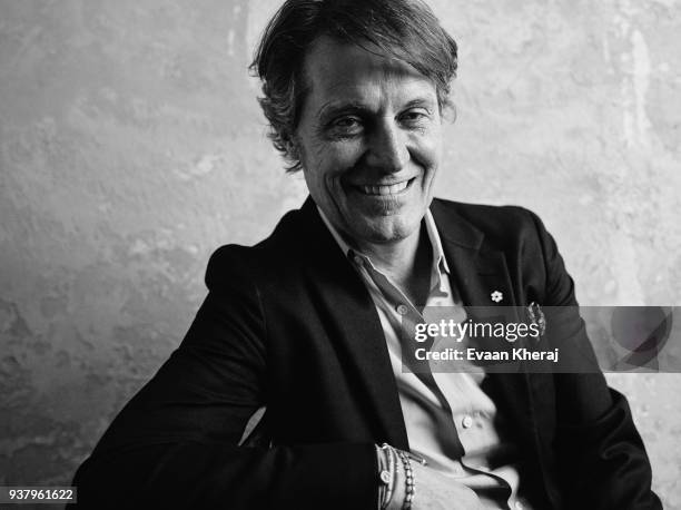 Jim Cuddy poses for a portrait at the YouTube x Getty Images Portrait Studio at 2018 Juno's Gala Awards Dinner on MARCH 25th, 2018 in Vancouver, BC