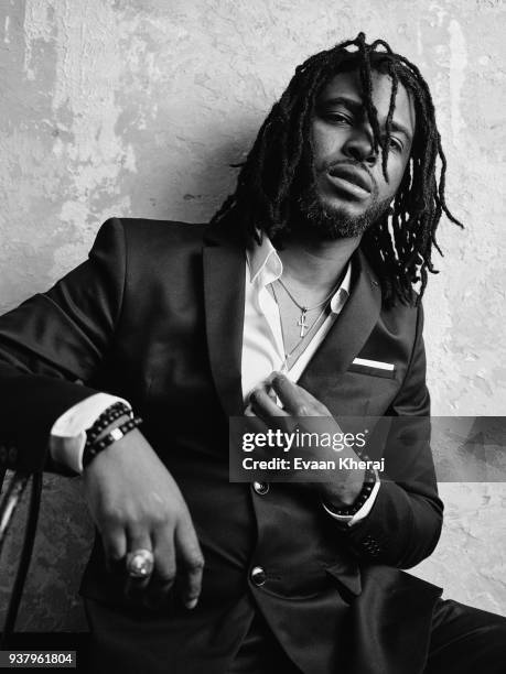 Kirk Diamond poses for a portrait at the YouTube x Getty Images Portrait Studio at 2018 Juno's Gala Awards Dinner on MARCH 25th, 2018 in Vancouver, BC