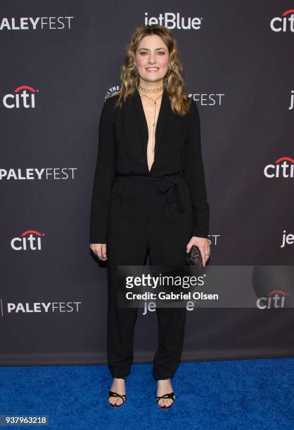 Madchen Amick arrives for the 2018 PaleyFest Los Angeles - CW's "Riverdale" at Dolby Theatre on March 25, 2018 in Hollywood, California.