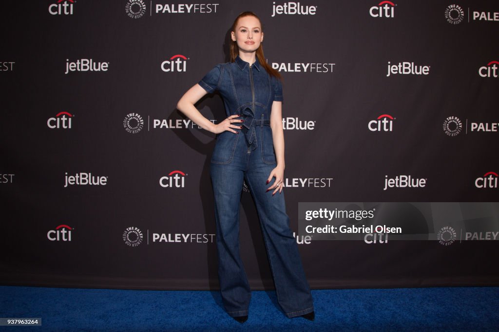 Madelaine Petsch arrives for the 2018 PaleyFest Los Angeles - CW's