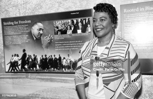 Dr. Bernice King attends "Unsolved History: Life Of A King" Atlanta screening at Martin Luther King Jr. National Historic Site on March 25, 2018 in...