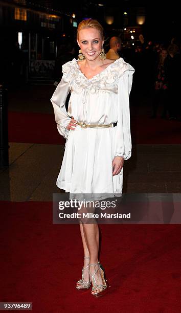 Camilla Dallerup attends the World Premiere of 'Nine' at Odeon Leicester Square on December 3, 2009 in London, England.