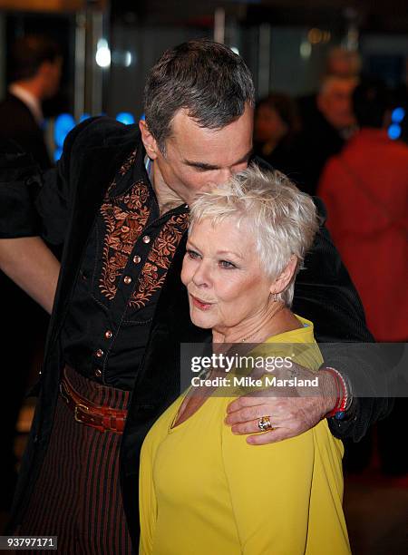 Daniel Day-Lewis and Dame Judi Dench attend the World Premiere of 'Nine' at Odeon Leicester Square on December 3, 2009 in London, England.