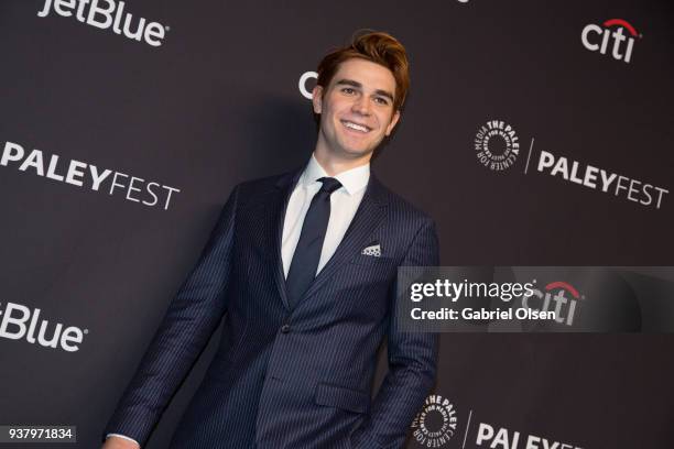 Apa arrives for the 2018 PaleyFest Los Angeles - CW's "Riverdale" at Dolby Theatre on March 25, 2018 in Hollywood, California.