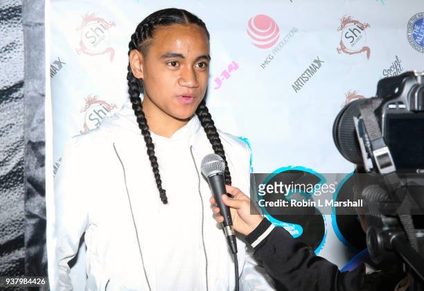 Actor Siaki Sii attends the "Rise Up Against Bullying" Concert at Avalon on March 25, 2018 in Hollywood, California.