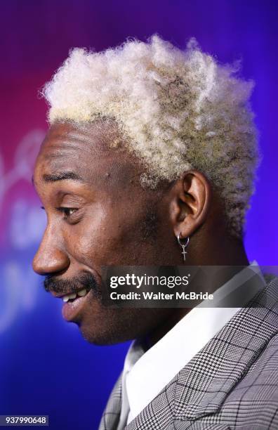 Nathan Stewart-Jarrett attends the Broadway Opening Night After Party for 'Angels in America' at Espace on March 25, 2018 in New York City.