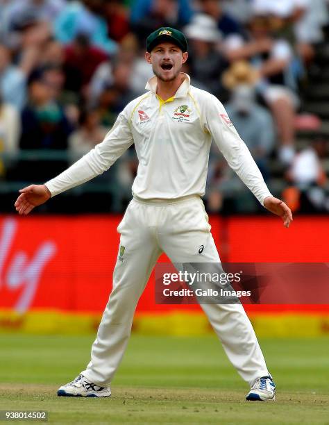 Cameron Bancroft of Australia during day 3 of the 3rd Sunfoil Test match between South Africa and Australia at PPC Newlands on March 24, 2018 in Cape...