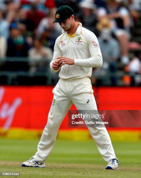 Cameron Bancroft of Australia during day 3 of the 3rd Sunfoil Test match between South Africa and Australia at PPC Newlands on March 24, 2018 in Cape...