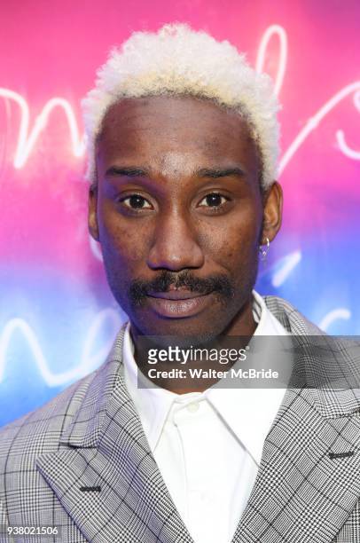 Nathan Stewart-Jarrett attends the Broadway Opening Night After Party for 'Angels in America' at Espace on March 25, 2018 in New York City.