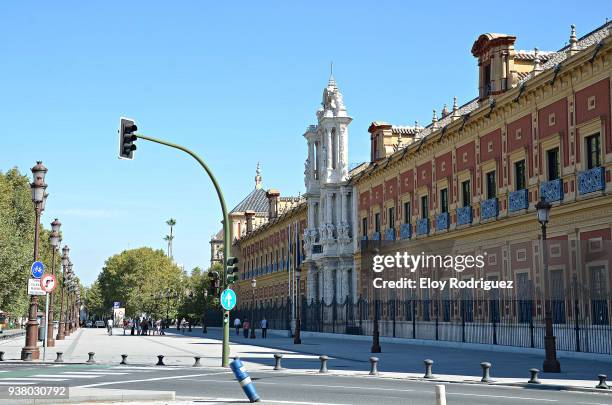 seville. palace of san telmo - culture flamande photos et images de collection