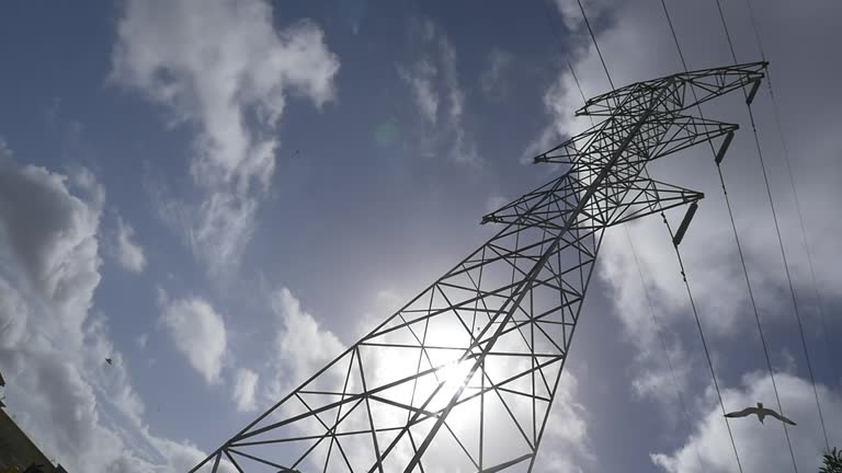 Power Line Above Overhead Power Transmission Line Videos and HD Footage - Getty Images