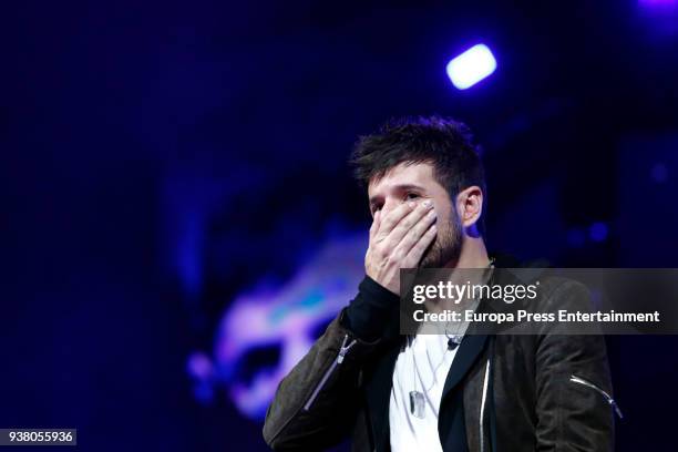 Pablo Lopez attends 'La Noche De Cadena 100' charity concert at WiZink Center on March 24, 2018 in Madrid, Spain.