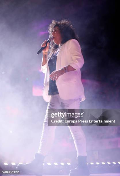 Rosana attends 'La Noche De Cadena 100' charity concert at WiZink Center on March 24, 2018 in Madrid, Spain.