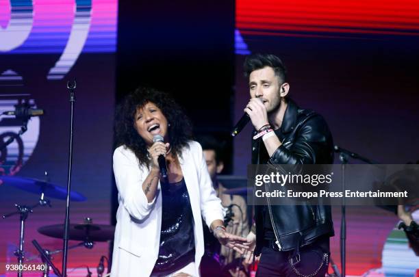 Rosana attends 'La Noche De Cadena 100' charity concert at WiZink Center on March 24, 2018 in Madrid, Spain.