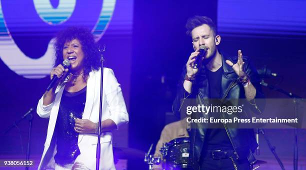 Rosana attends 'La Noche De Cadena 100' charity concert at WiZink Center on March 24, 2018 in Madrid, Spain.