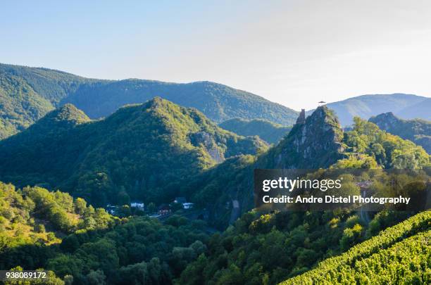 ahrtal - germany - wanderweg stockfoto's en -beelden