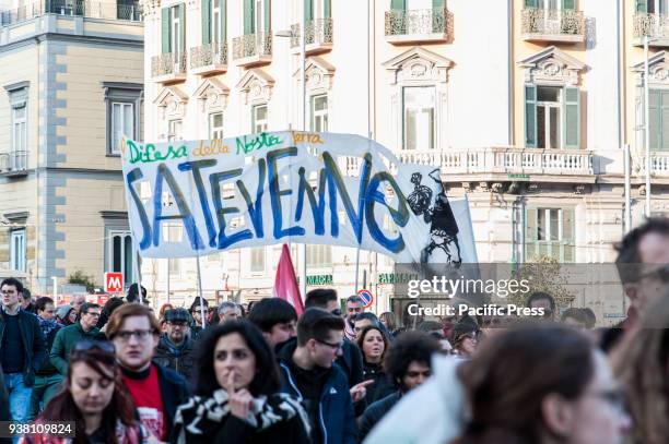 The march against biocide and the environmental massacre took place in Naples in the "Land of fires" and to protest against the governor of Campania...