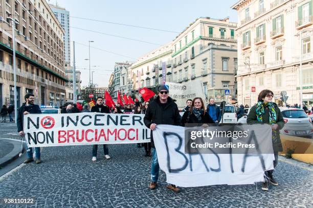 The march against biocide and the environmental massacre took place in Naples in the "Land of fires" and to protest against the governor of Campania...