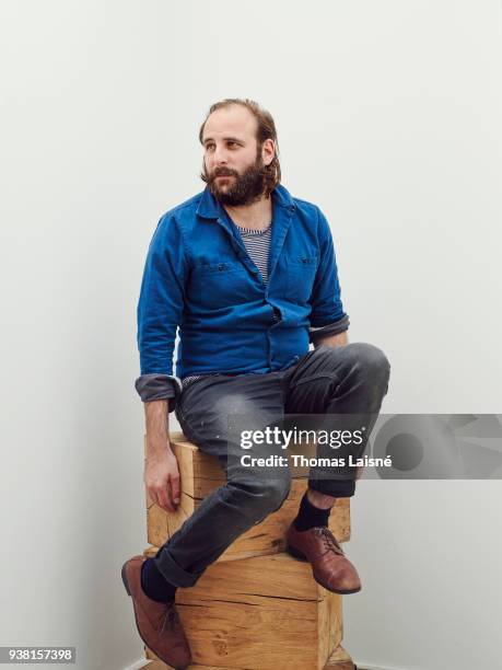 Actor and filmmaker Vincent Macaigne is photographed for Self Assignment on May 24, 2017 in Cannes, France.