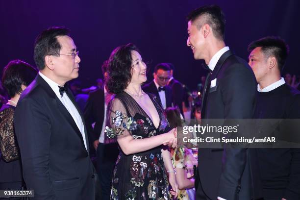 Pansy Ho attends the amfAR Hong Kong Gala 2018 at Shaw Studios on March 26, 2018 in Hong Kong, Hong Kong.