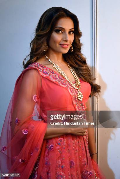 Bollywood actress Bipasha Basu poses for a profile shoot on March 15, 2018 in New Delhi, India.