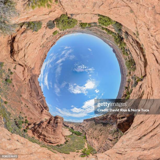 rock formations little planet in arches - tiny planet stock pictures, royalty-free photos & images