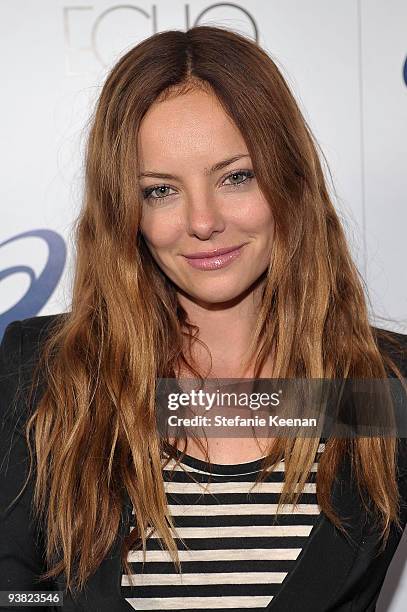 Actress Bijou Phillips arrives at Leona Lewis' Album Celebration Sponsored by ASICS at Hyde Lounge on November 17, 2009 in Los Angeles, California.