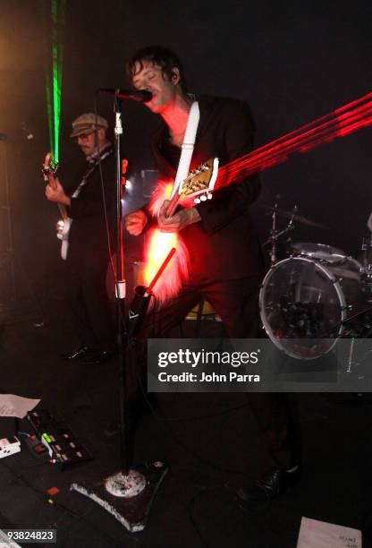 Tim Nordwind and Damian Kulash of OK Go performs during Fendi Design Miami-Stereo Craft Design Performances on December 3, 2009 in Miami, Florida.