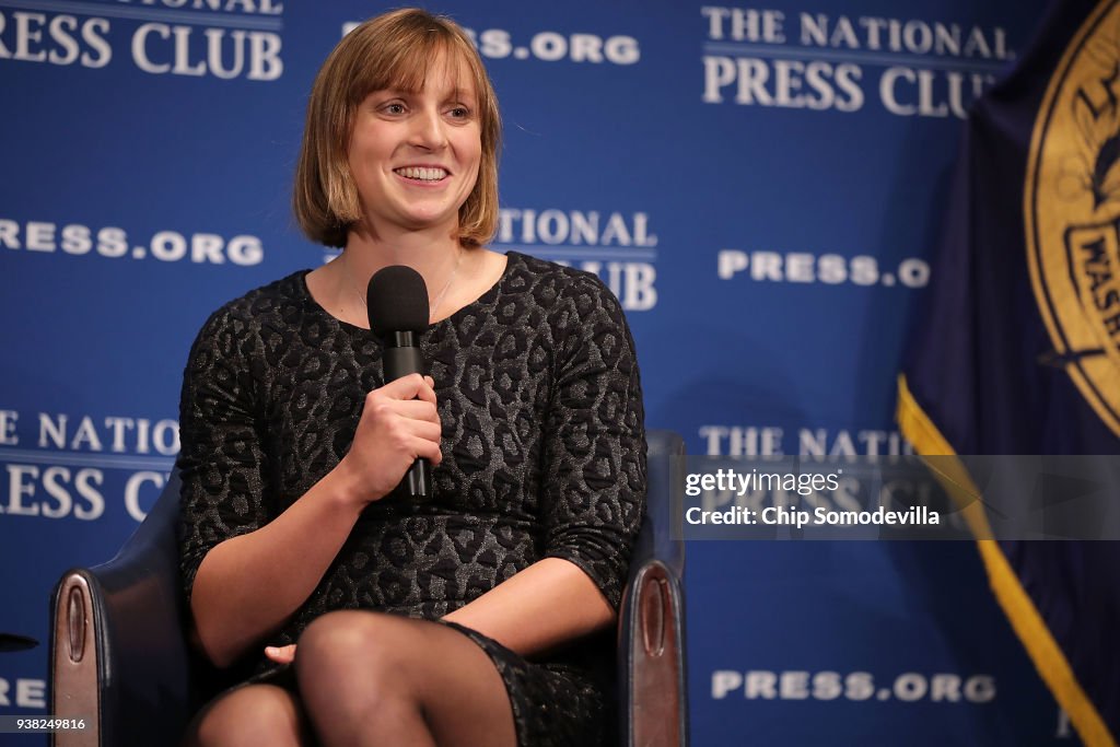 Olympic Swimming Champion Katie Ledecky Discusses Her Future At Nat'l Press Club