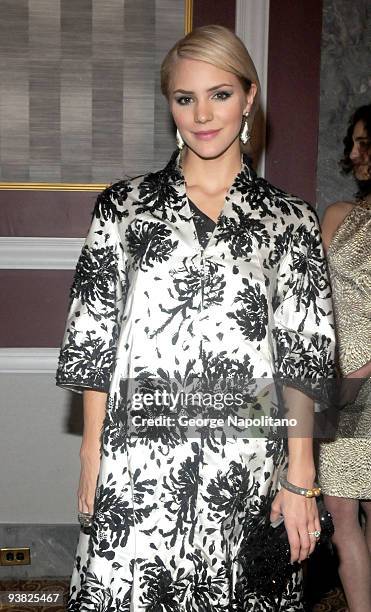 Katharine McPhee attends the 37th International Emmy Awards gala at the New York Hilton and Towers on November 23, 2009 in New York City.