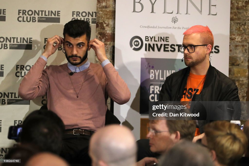 Vote Leave Whistle Blowers Hold Press Conference at the Frontline Club