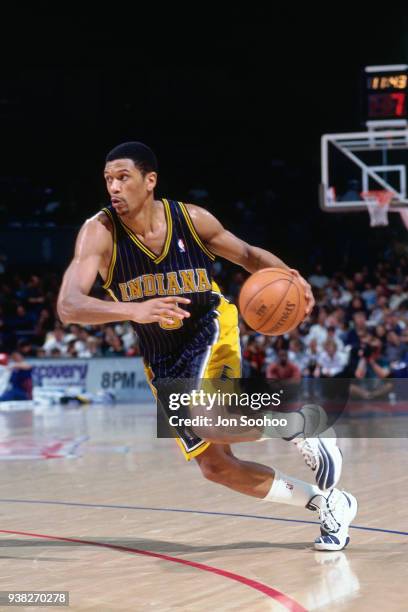 Jalen Rose Indiana Pacers NBA Sports 8x10 Color Photo A with NBA Holog - All Sports Custom Framing
