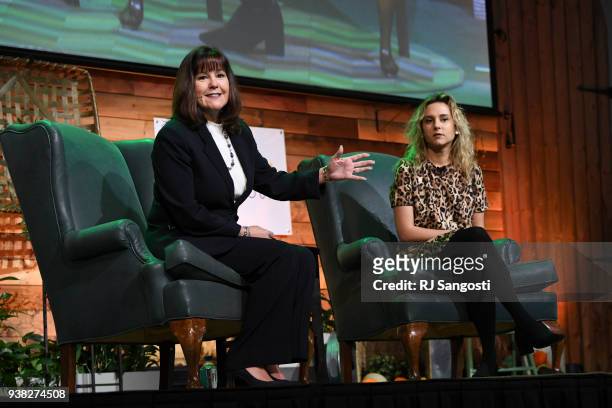 Second Lady Karen Pence, left, and Second Daughter Charlotte Pence were at Focus on the Family to talk their new children's book about the family's...