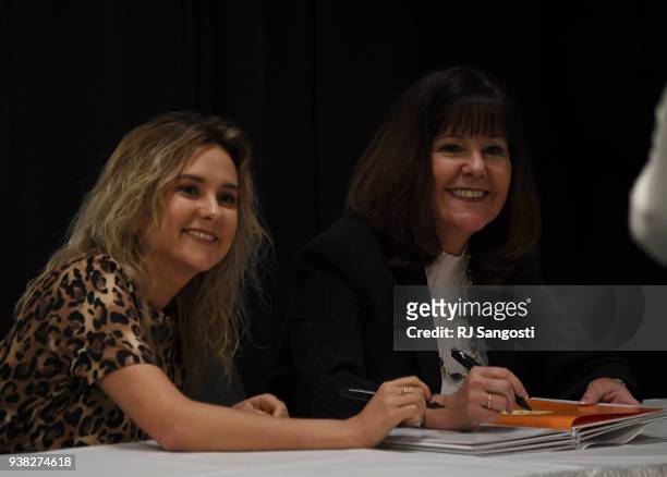 Second Daughter Charlotte Pence, left, and Second Lady Karen Pence were at Focus on the Family to talk their new children's book about the family's...