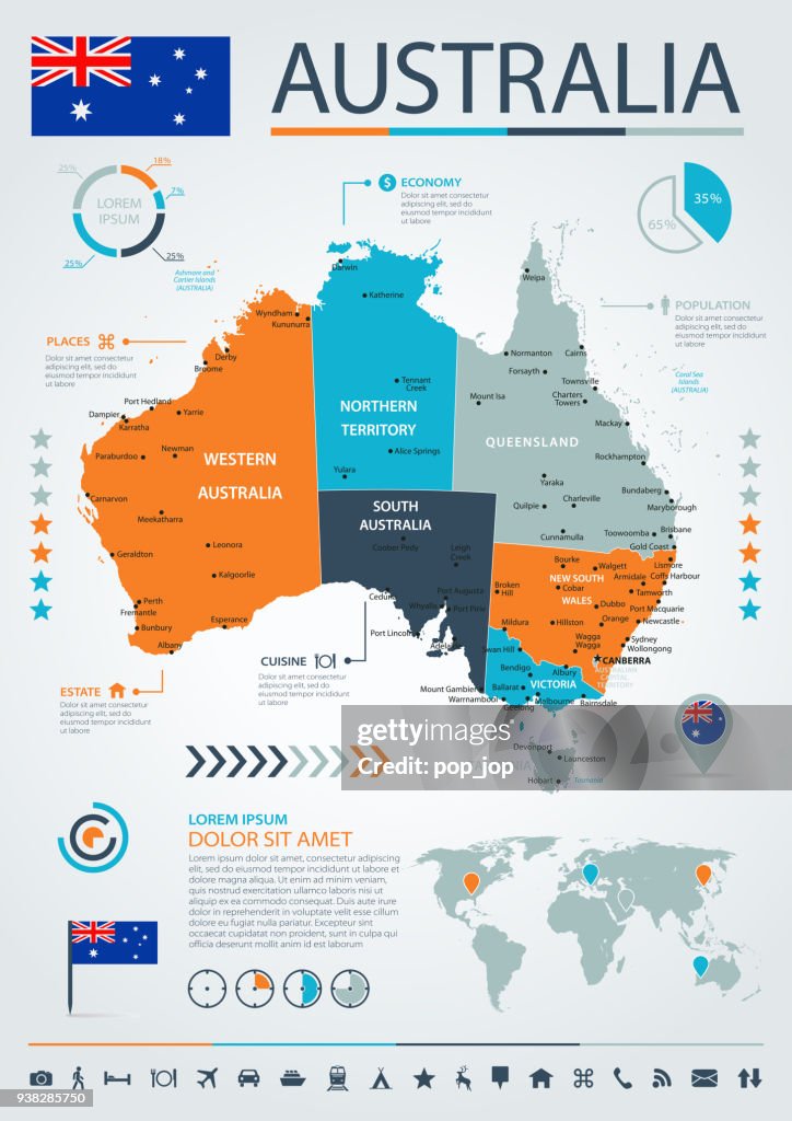 12 - Australia - Blue-Orange Infographic 10