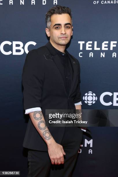 Ali Badshah arrives at the 2018 Canadian Screen Awards at the Sony Centre for the Performing Arts on March 11, 2018 in Toronto, Canada.