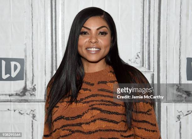 Taraji P. Henson visits Build series to discuss their film "Acrimony" at Build Studio on March 26, 2018 in New York City.