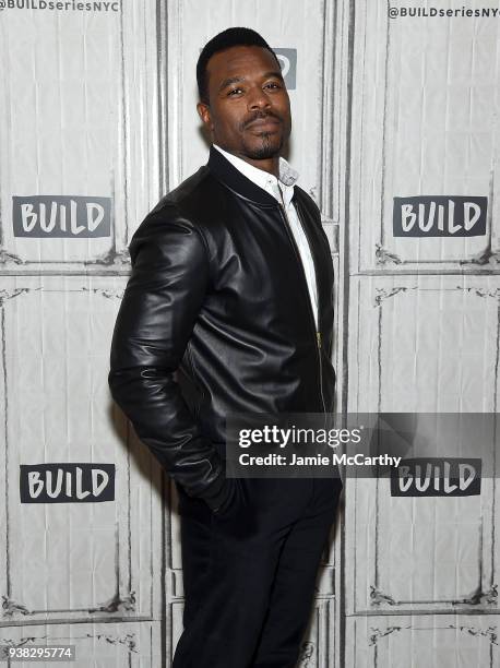 Lyriq Bent visits Build series to discuss their film "Acrimony" at Build Studio on March 26, 2018 in New York City.