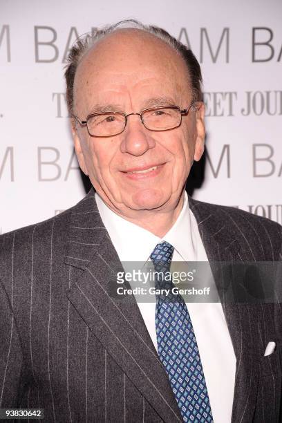 News Corporation Chairman & CEO Rupert Murdoch attends the BAM Belle Reve Gala at the Brooklyn Academy of Music on December 3, 2009 in New York City.