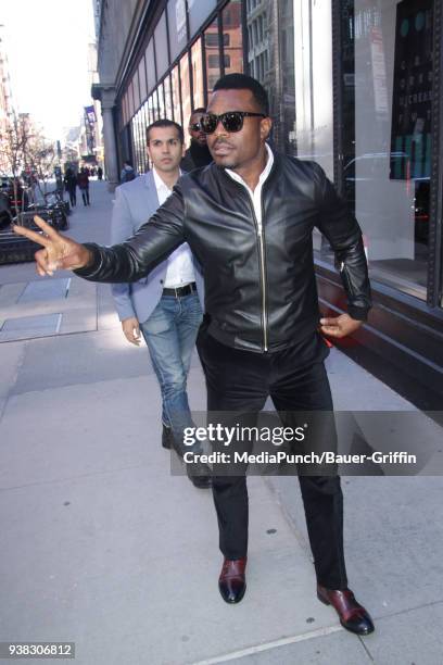 Lyriq Bent is seen on March 26, 2018 in New York City.