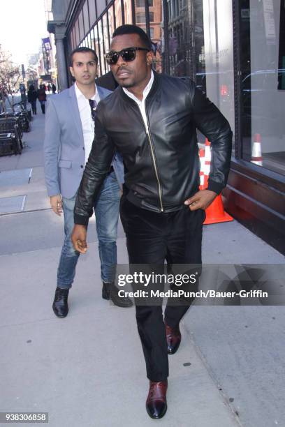 Lyriq Bent is seen on March 26, 2018 in New York City.