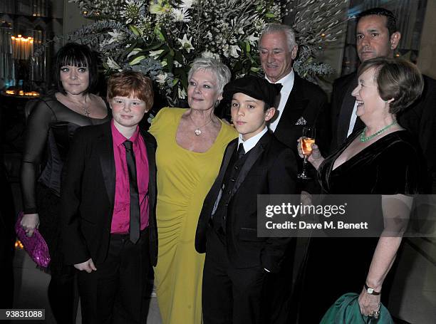 Finty Williams , Dame Judi Dench and familyattends the 'Nine' world film premiere after party at the Odeon Leicester Square on December 3, 2009 in...