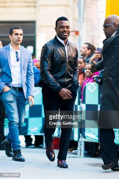 Lyriq Bent is seen in NoHo on March 26, 2018 in New York City.