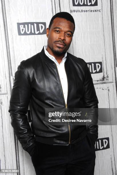 Canadian-Jamaican actor Lyriq Bent attends Build Series to discuss the film 'Acrimony' at Build Studio on March 26, 2018 in New York City.