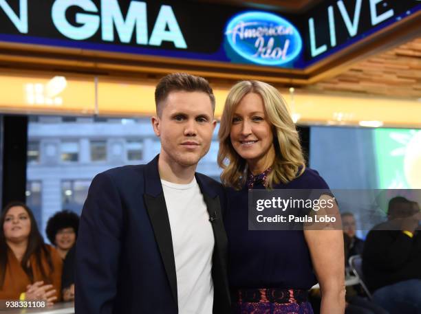 American Idol winner Trent Harmon on "Good Morning America," Monday, March 26 airing on the Walt Disney Television via Getty Images Television...