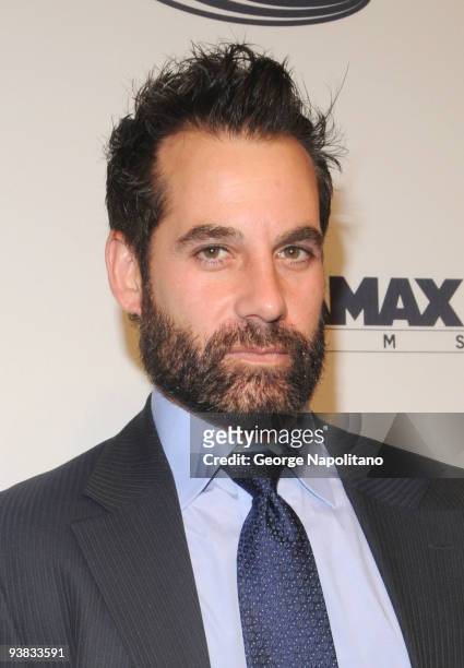 Actor Adrian Pasdar attends Tribeca Film Institute's benefit screening of "Everybody's Fine" at AMC Lincoln Square on December 3, 2009 in New York...